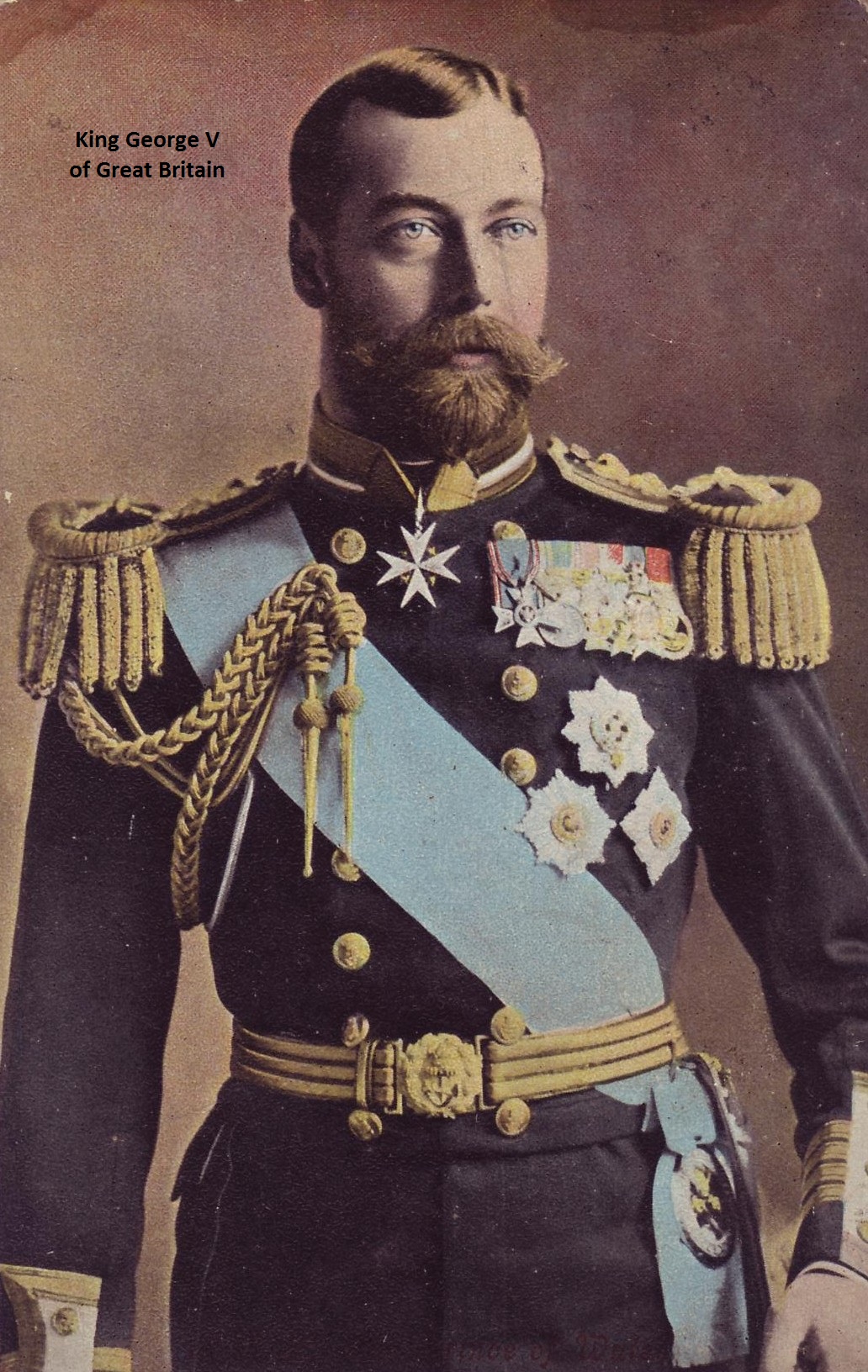 Csar look-a-like, King George V