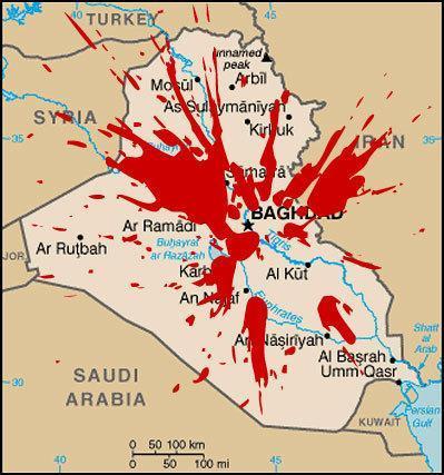 map of iraq. of Innocents in Iraq