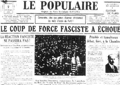 Croix de Feu attempts coup in France